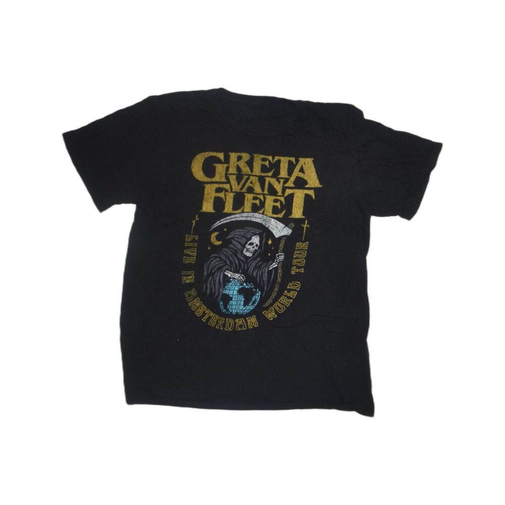 Greta Van Fleet Live in Amsterdam World Tour Grim Reaper T-Shirt - L